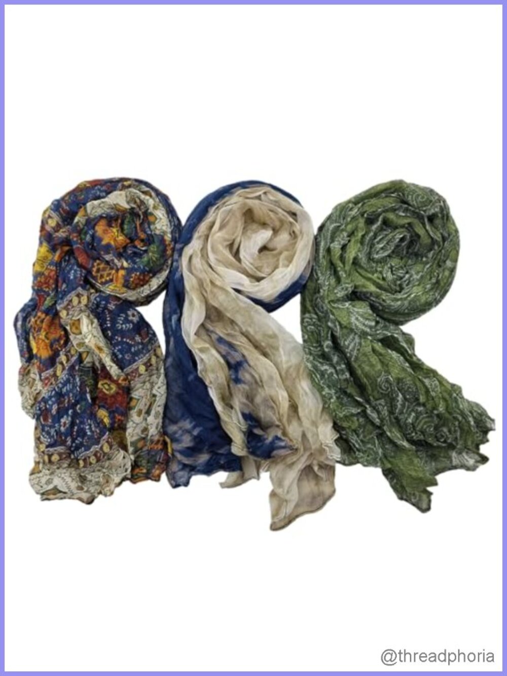 3 Pack Cotton Hemp Shawl Wrap Long Scarf Lightweight Four Season Women Men